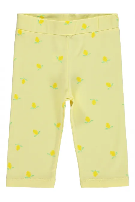 Leggings pour filles, 6-9 ans, jaunes - Lot
