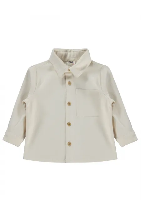 Baby Shirt 0-24 Months, Ecru - Package