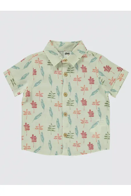 Bebek Gömlek 0-24 Ay Ekru - Paket