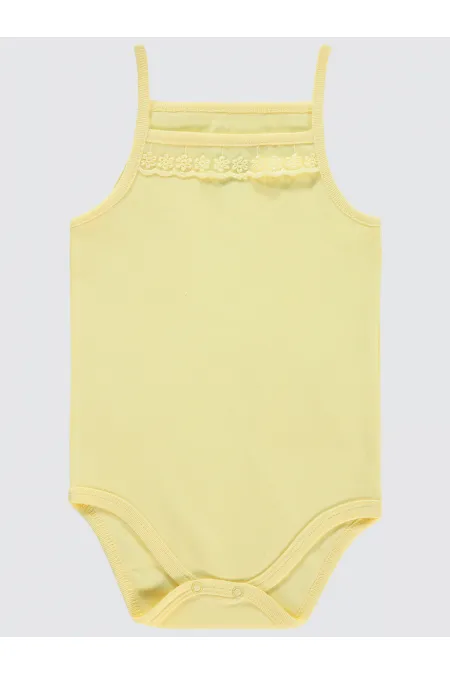 Body bébé à boutons-pression jaune 30-36 mois - Emballage