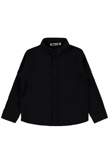 Boys' Shirt, Ages 2-5, Black - Pack