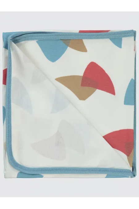 Couverture et lange pour bébé 0-24 mois bleu - Emballage