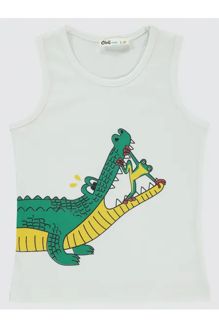 Boy T-Shirt 2-5 Years White - Pack