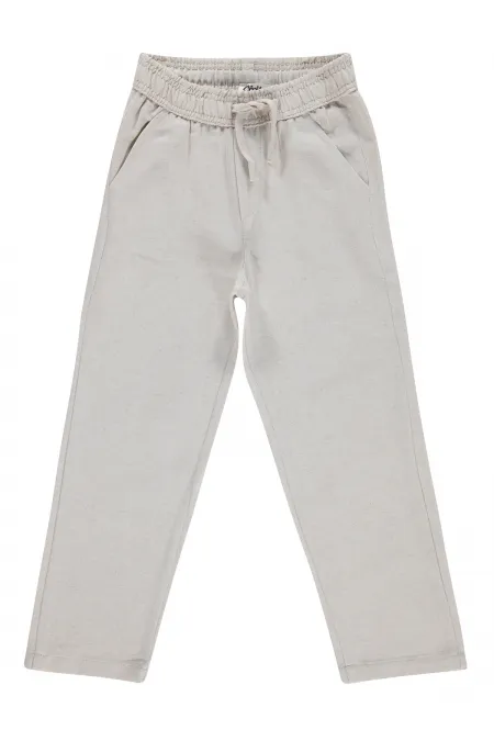 Boys' Trousers, Ages 6-9, Beige - Pack