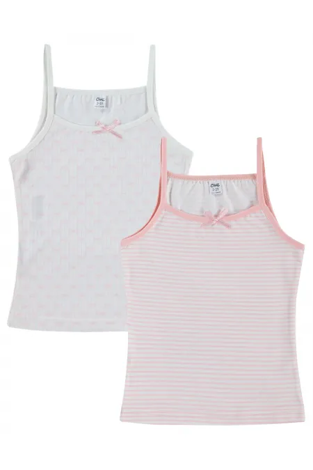 Girls' Athletic Tank Top, Ages 2-9, Standard Package