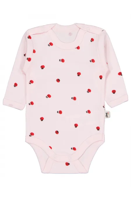 Baby Snap Bodysuit Km 0-24 Months Pink - Package