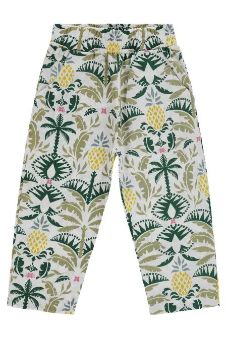 Girls' Trousers, Ages 2-5, Off-White - Pack