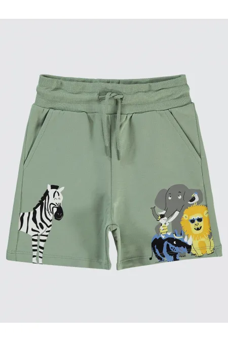 Capri garçon 2-5 ans Kaki doux - Emballage