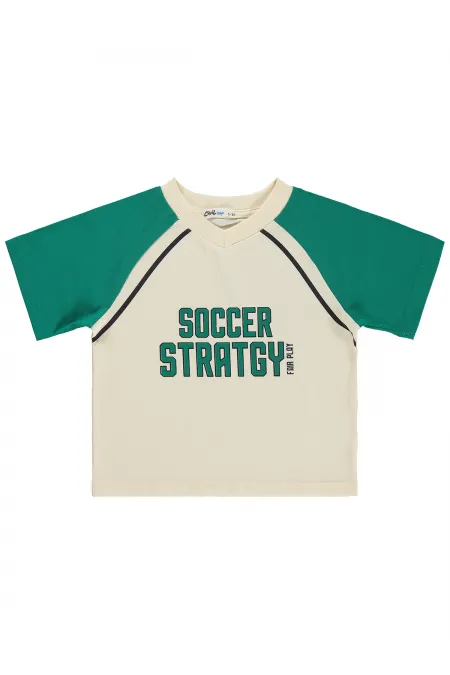 Lot de t-shirts verts pour garçons de 2 à 5 ans