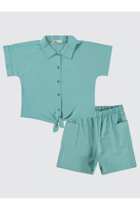 Girls' Set 6-9 Years Old Green - Package