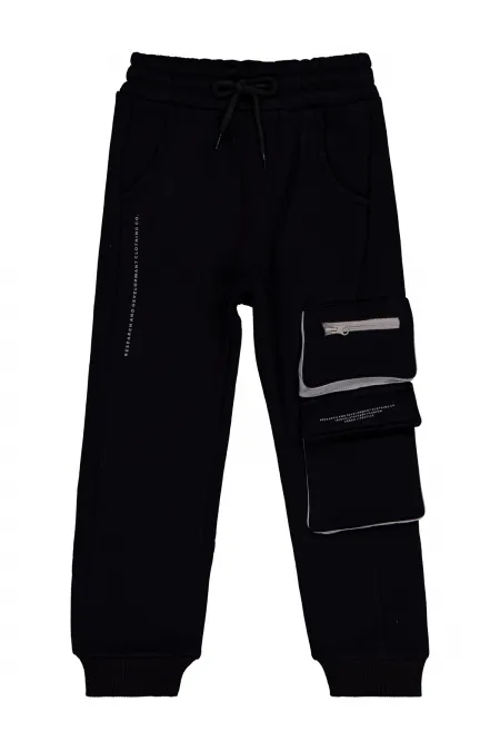 Bas de survêtement garçon 6-9 ans Noir - Lot