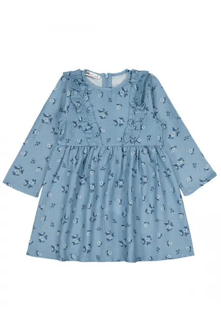 Girl's Vest and Dress 2-5 Years Blue - Package