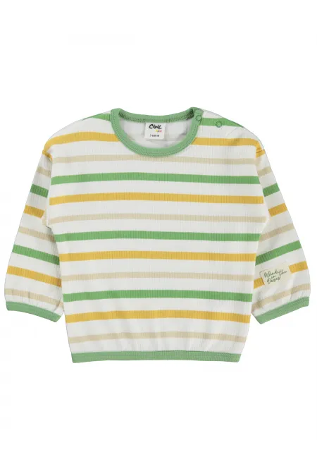 Bebek Sweatshirt 0-24 Ay Ekru - Paket