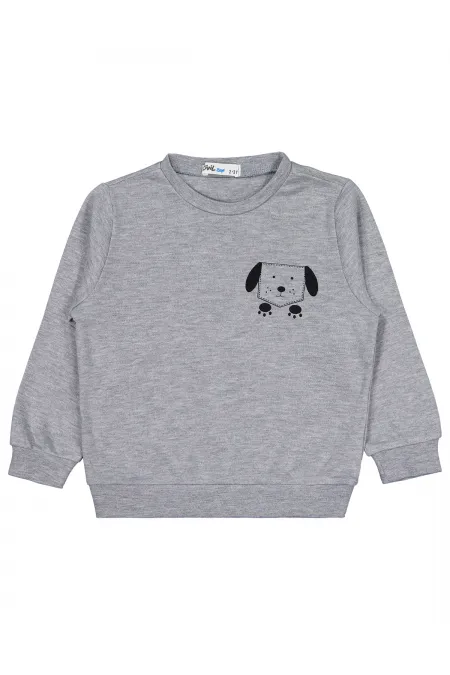 Erkek Çocuk Sweatshirt Km 2-5 Yaş Grimelanj - Paket