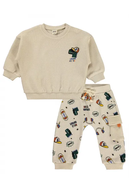 Baby Outfit 0-24 Months Stone Color - Package