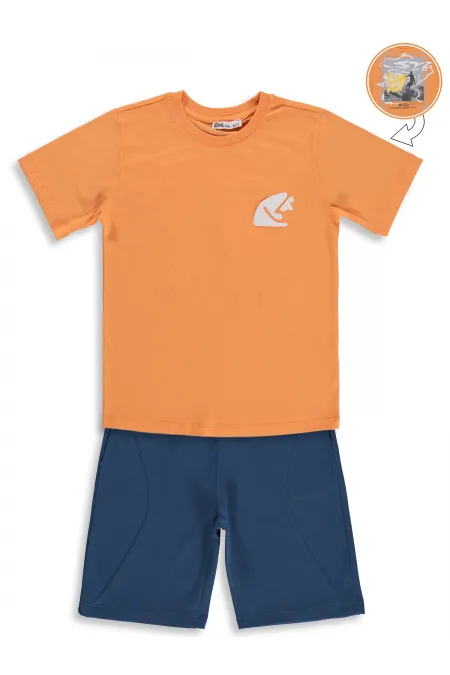 Boys' Team Set 6-9 Years Orange-Petrol - Package Boys' Team Set 6-9 Years Orange-Petrol - Package