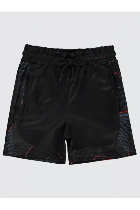 Short garçon noir 6-9 ans - Emballage