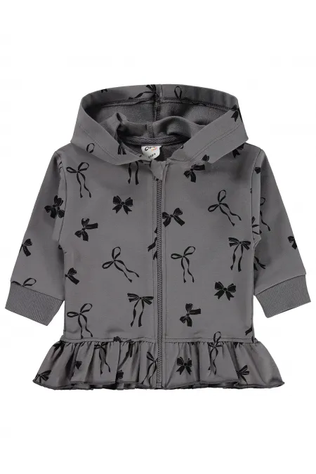 Gilet bébé 6-18 mois gris foncé - Lot