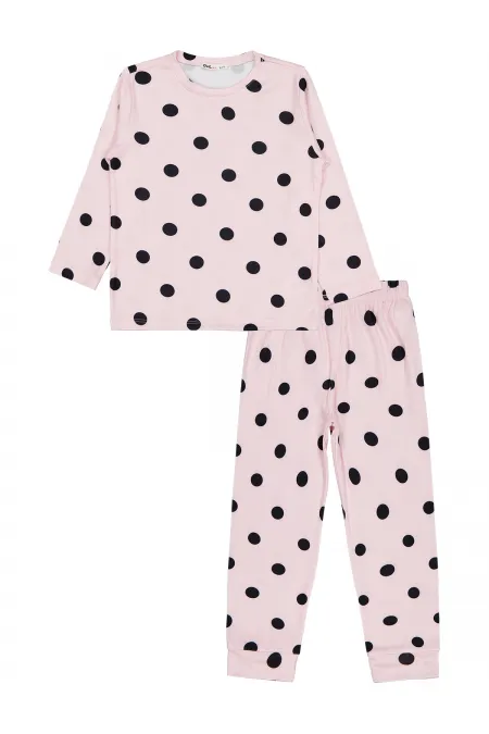 Ensemble pyjama fille 10-13 ans, couleur poudre - Emballage