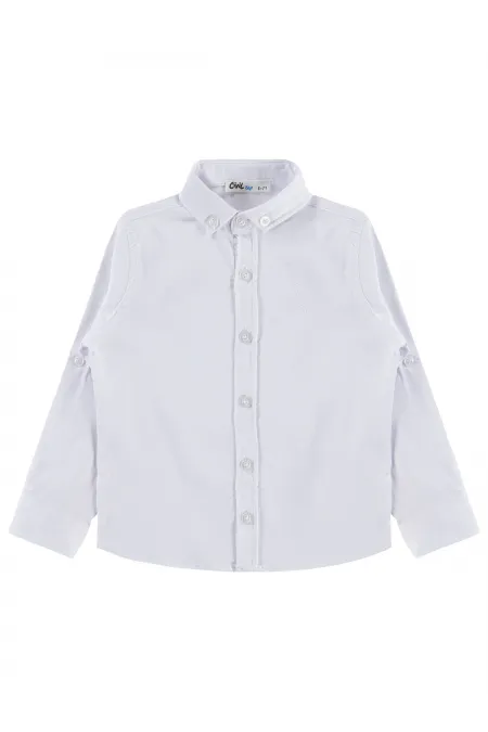 Boys' Shirt, Ages 10-13, White - Pack