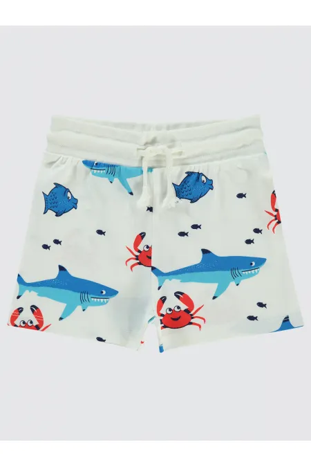 Shorty garçon 2-5 ans écru - Paquet