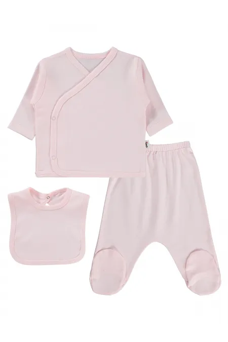 Baby Bodysuit Sets 0-24 Months Light Pink - Package