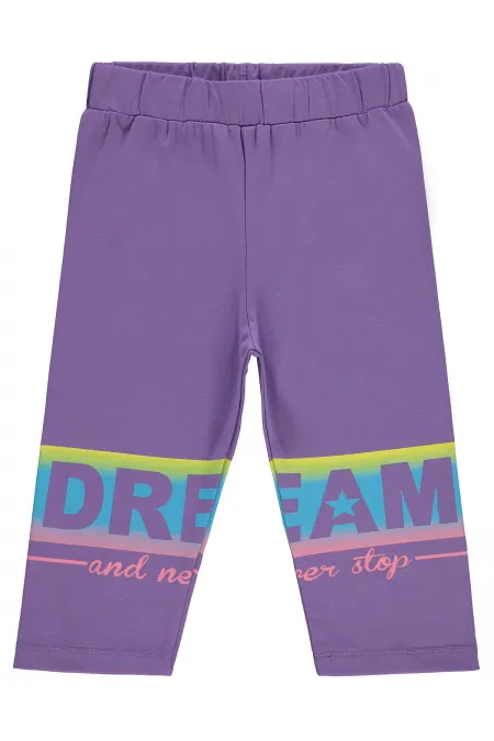 Collants pour filles de 6 à 9 ans, violet clair - Emballage