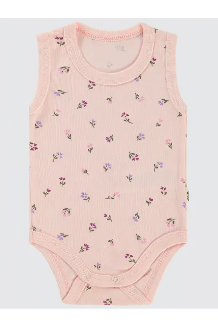 Body bébé à boutons-pression rose 0-24 mois - Lot