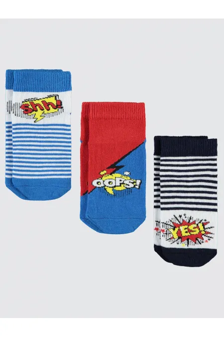 Chaussettes bottines garçon standard - Paquet