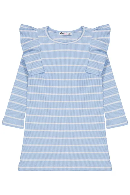 Girl's Vest and Dress 2-5 Years Blue - Package