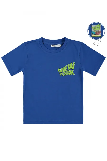 T-shirt garçon KM 2-5 ans bleu marine foncé - Lot