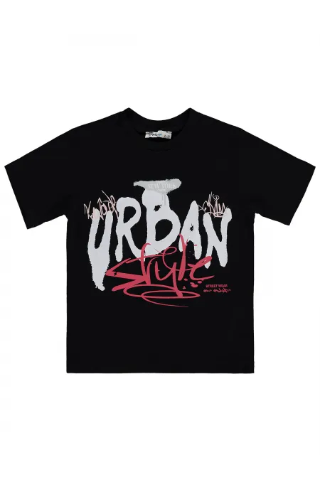 Erkek Çocuk Tişört Km 2-5 Yaş Siyah - Paket