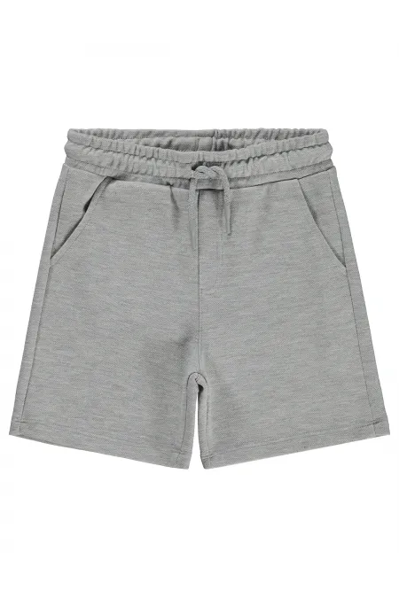 Boys' Capri Pants, Ages 10-13, Grey Melange - Pack