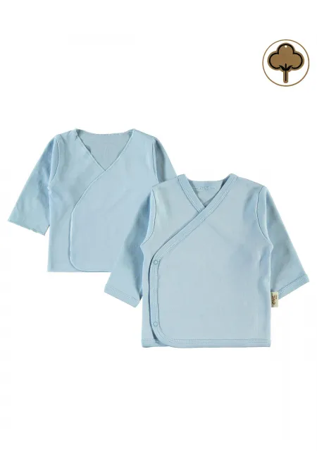 Baby Mini Bodysuits 0-24 Months Blue - Pack