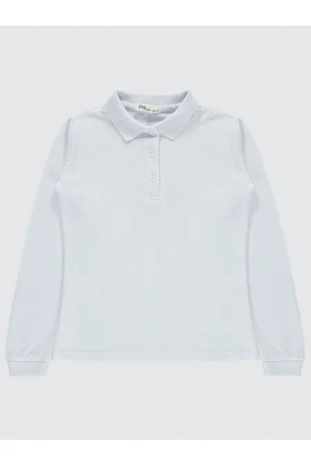 Kız Çocuk Sweatshirt 10-13 Yaş Beyaz - Paket