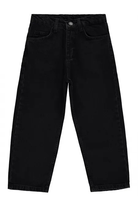 Pantalon en jean pour garçon, 6-9 ans, noir - Lot
