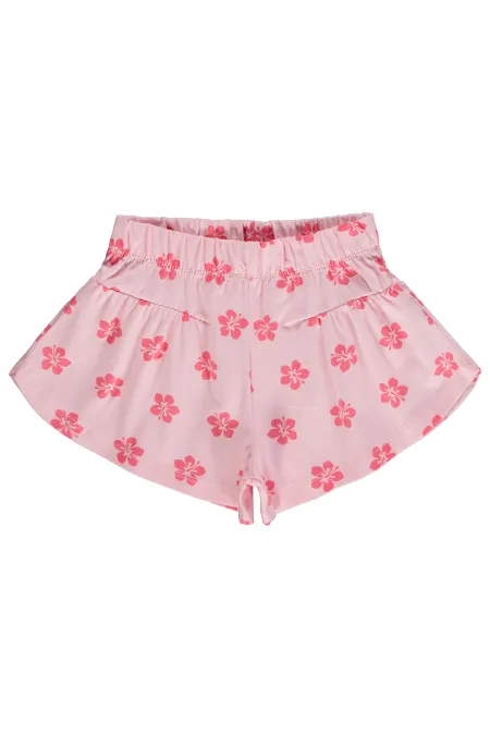 Kız Çocuk Şort 2-5 Yaş Pembe - Paket