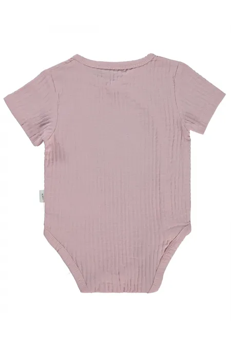Body bébé à boutons-pression rose 0-24 mois - Lot