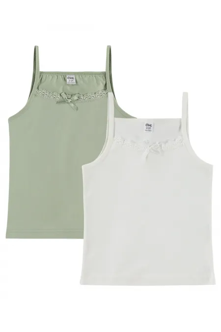 Girls' Athletic Tank Top, Ages 2-9, Standard Package