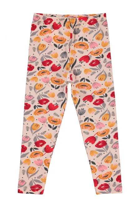 Collants pour filles de 6 à 9 ans, couleur poudre - Emballage