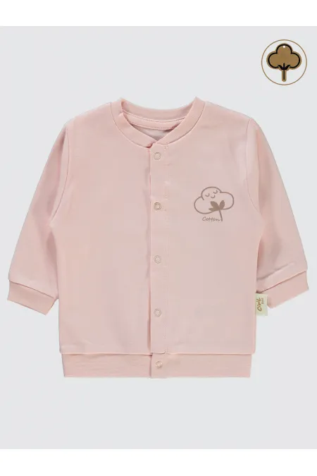 Gilet bébé rose 0-24 mois - Emballage