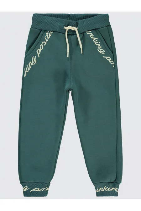 Girls Tracksuit Bottoms 2-5 Years Old Petrol - Package