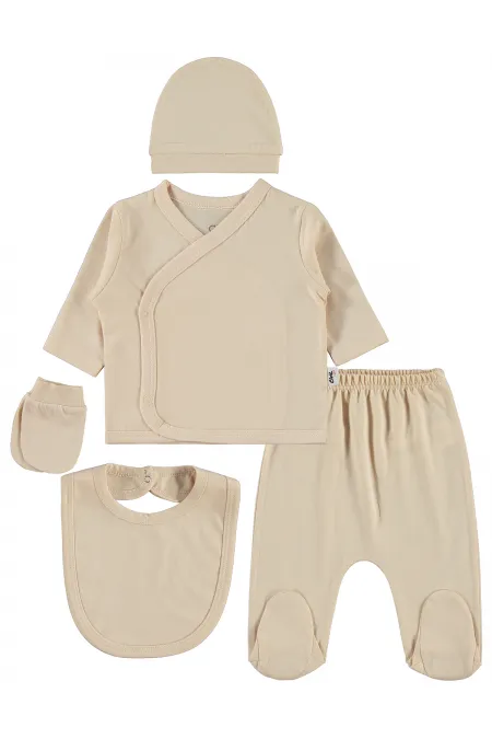Ensemble de bodies bébé 0-24 mois beige - Lot