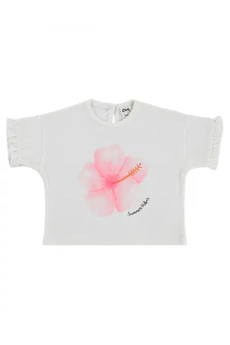 Bebek Tişört 0-24 Ay Ekru - Paket