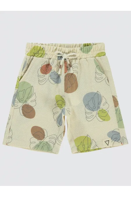 Short garçon 6-9 ans écru - Paquet