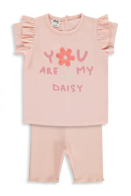 Bebek Takım 0-24 Ay Somon - Paket