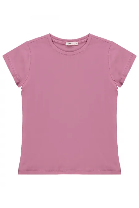 Kız Çocuk Tişört Km 10-13 Yaş Gül Kurusu - Paket