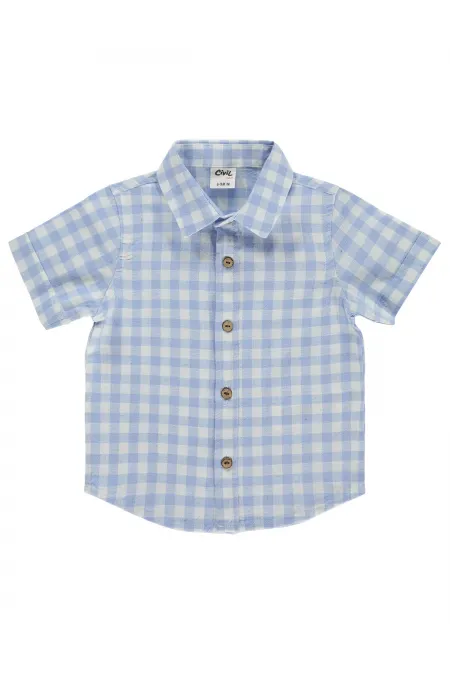 Baby Shirt 0-24 Months Ice Blue - Pack