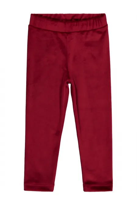 Leggings bordeaux pour fille de 2 à 5 ans - Emballage