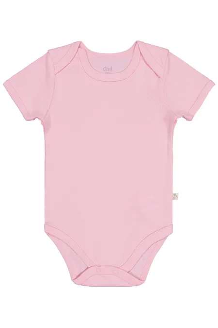 Bebek Çıtçıtlı Badi 0-24 Ay Pembe - Paket